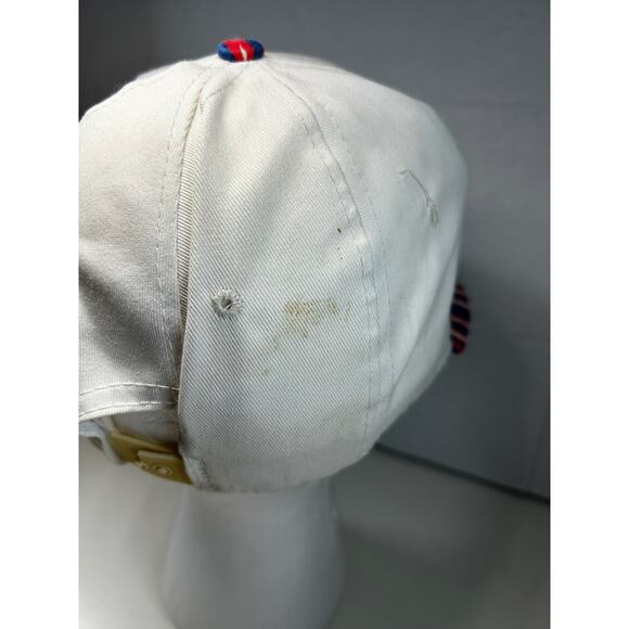 VTG 1992 Buffalo Bills Super Bowl autograph Bruce Smith Jeff Wright hat DAMAGED - Picture 15 of 16